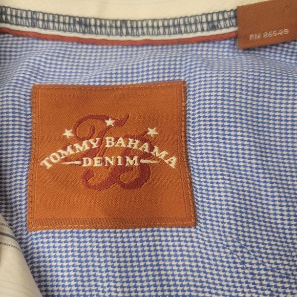 Tommy Bahama Stripes Long Sleeves Button Down Shirt Size Large - Picture 4 of 8